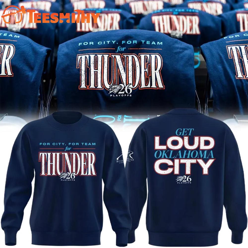 Oklahoma City Thunder Playoffs 2026 Game 2 Sweatshirt