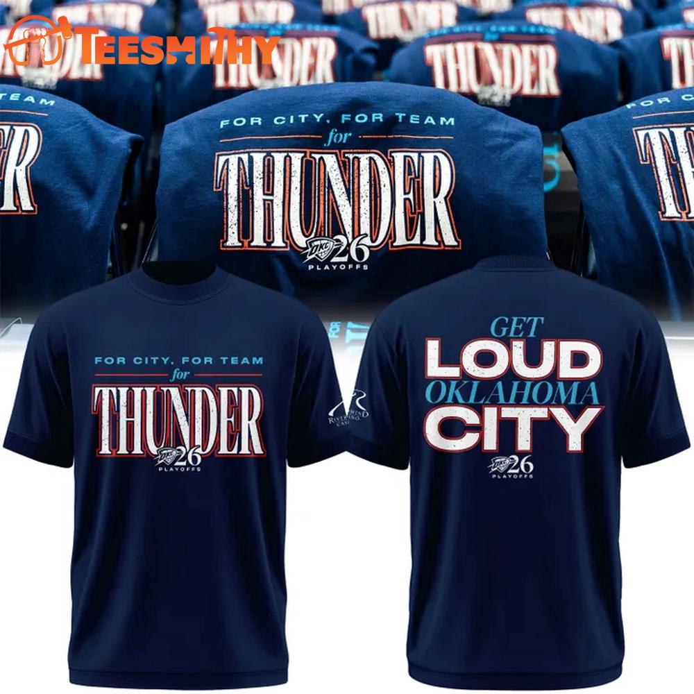 Oklahoma City Thunder Playoffs 2026 Game 2 T Shirt