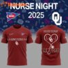 Oklahoma Soners Football NURSES NIGHT 2025 Limited 3D Shirt