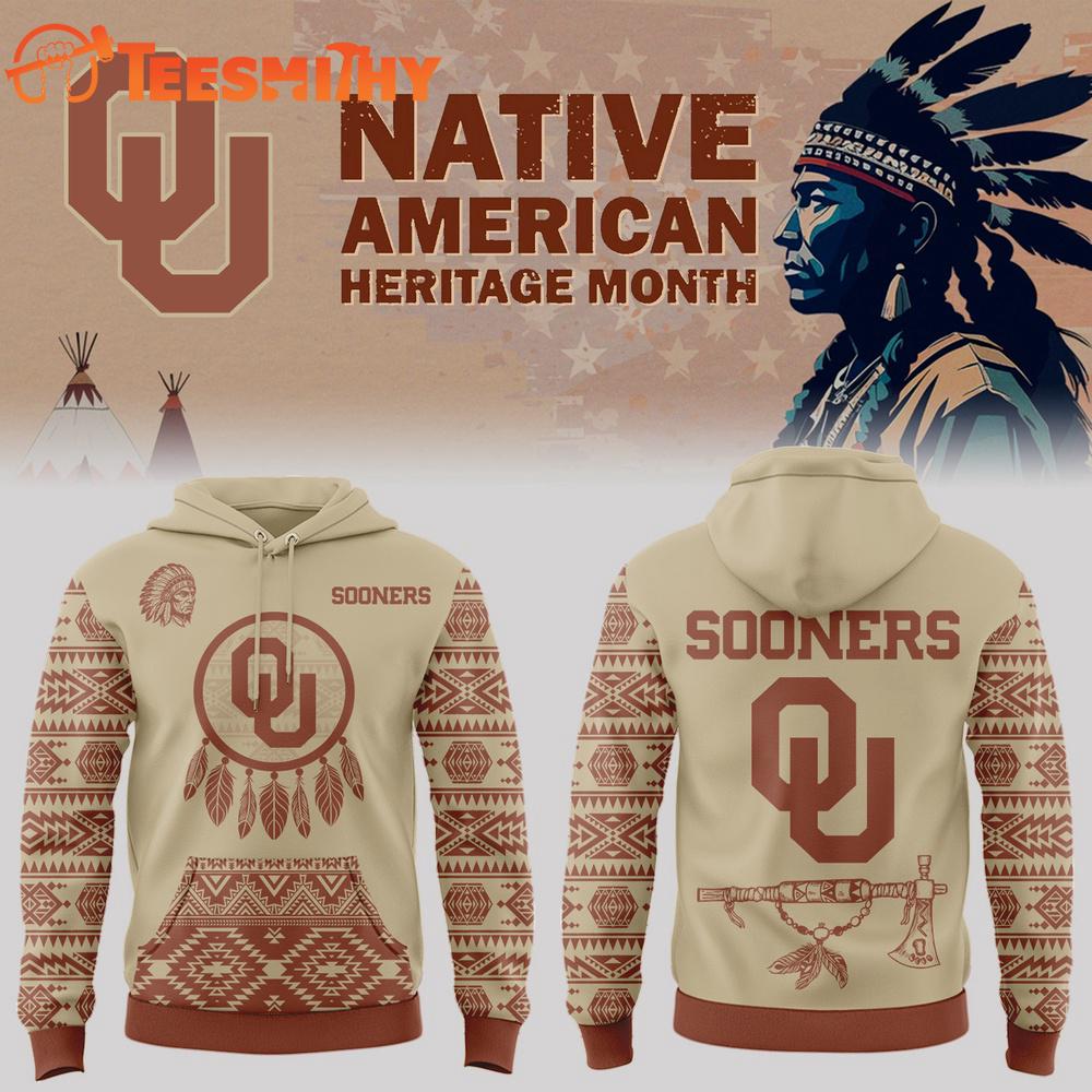 Oklahoma Sooners Native American Heritage Month New Hoodie Oklahoma Sooners Native American Heritage Month New Hoodie