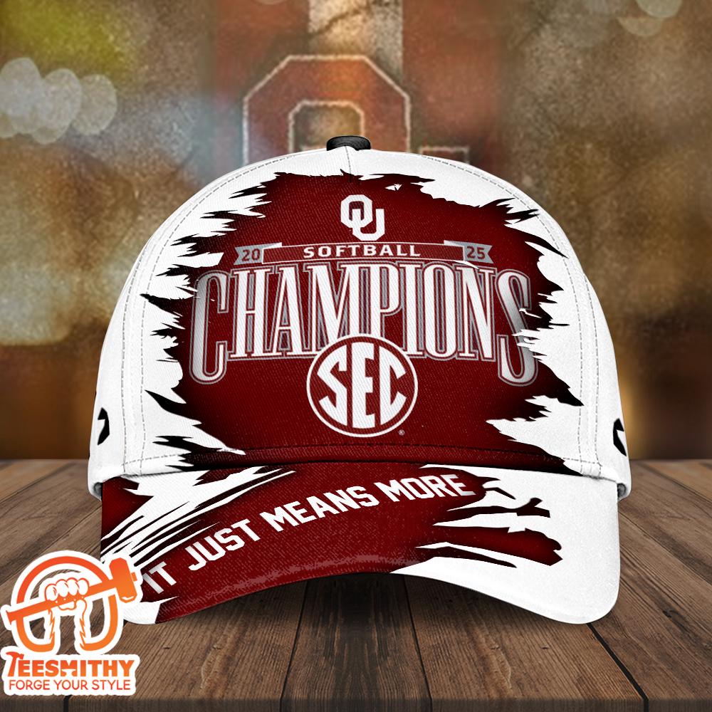Oklahoma Sooners Women's Softball Classic 3D Cap Hot 2025 Oklahoma Sooners Women's Softball Classic 3D Cap Hot 2025