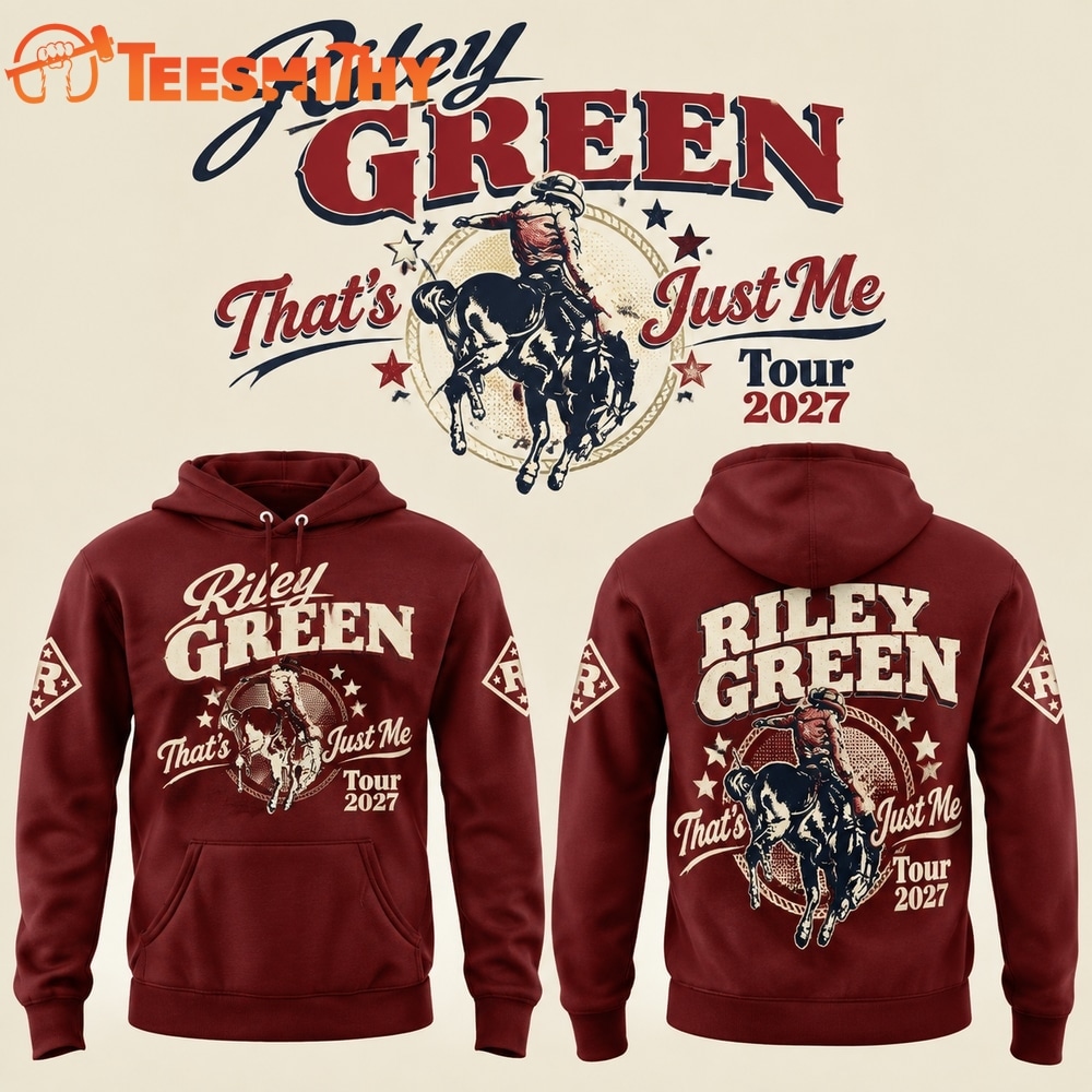 Oklahoma Sooners x Riley Green Thats Just Me Tour 2026 Red Hoodie