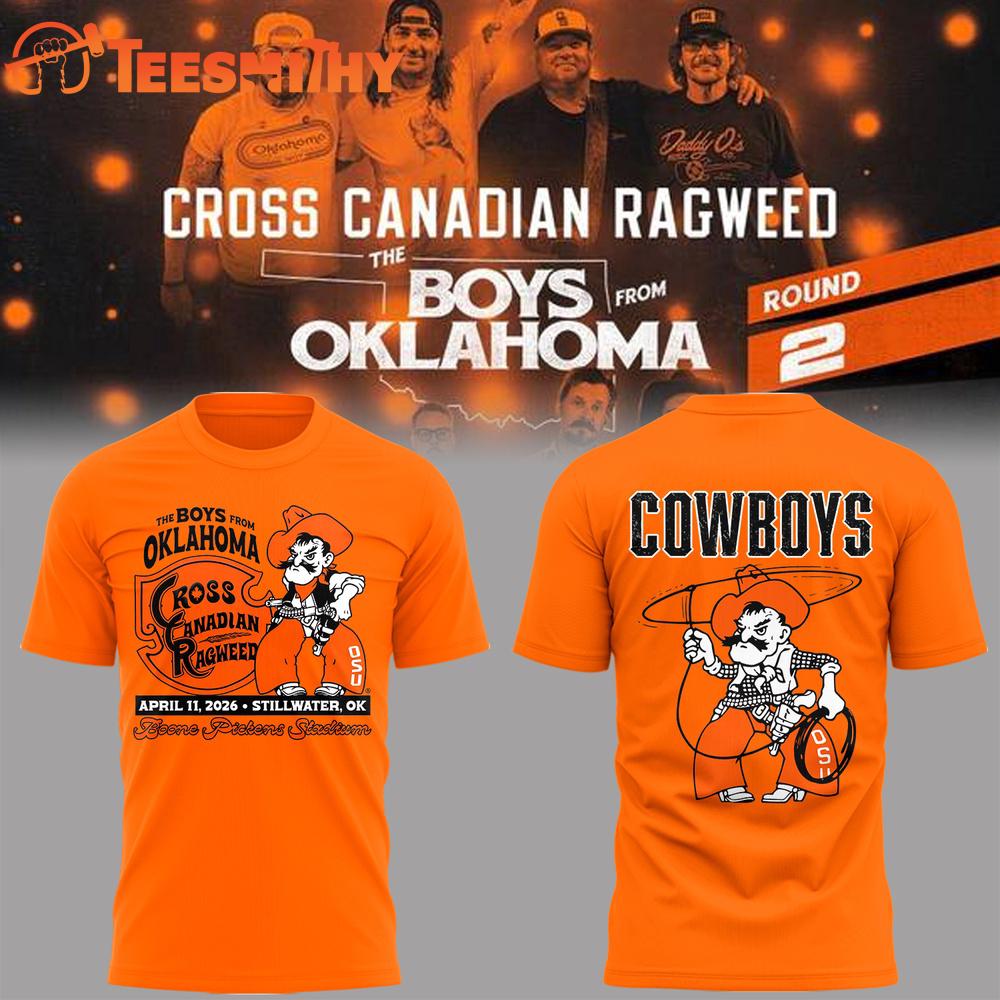 Oklahoma State Cowboys x The Boys 2026 Tour New Design 3D Shirt