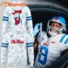 Ole Miss Rebels Icy White Uniform 2025 Hoodie Shirt