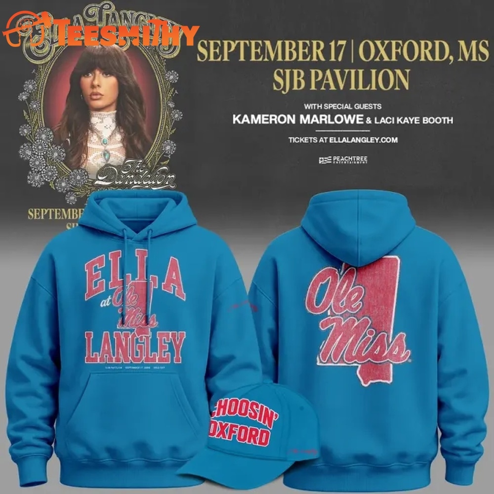 Ole Miss Rebels x Ella Langley The Dandelion Tour 2026 Exclusive Edition Hoodie