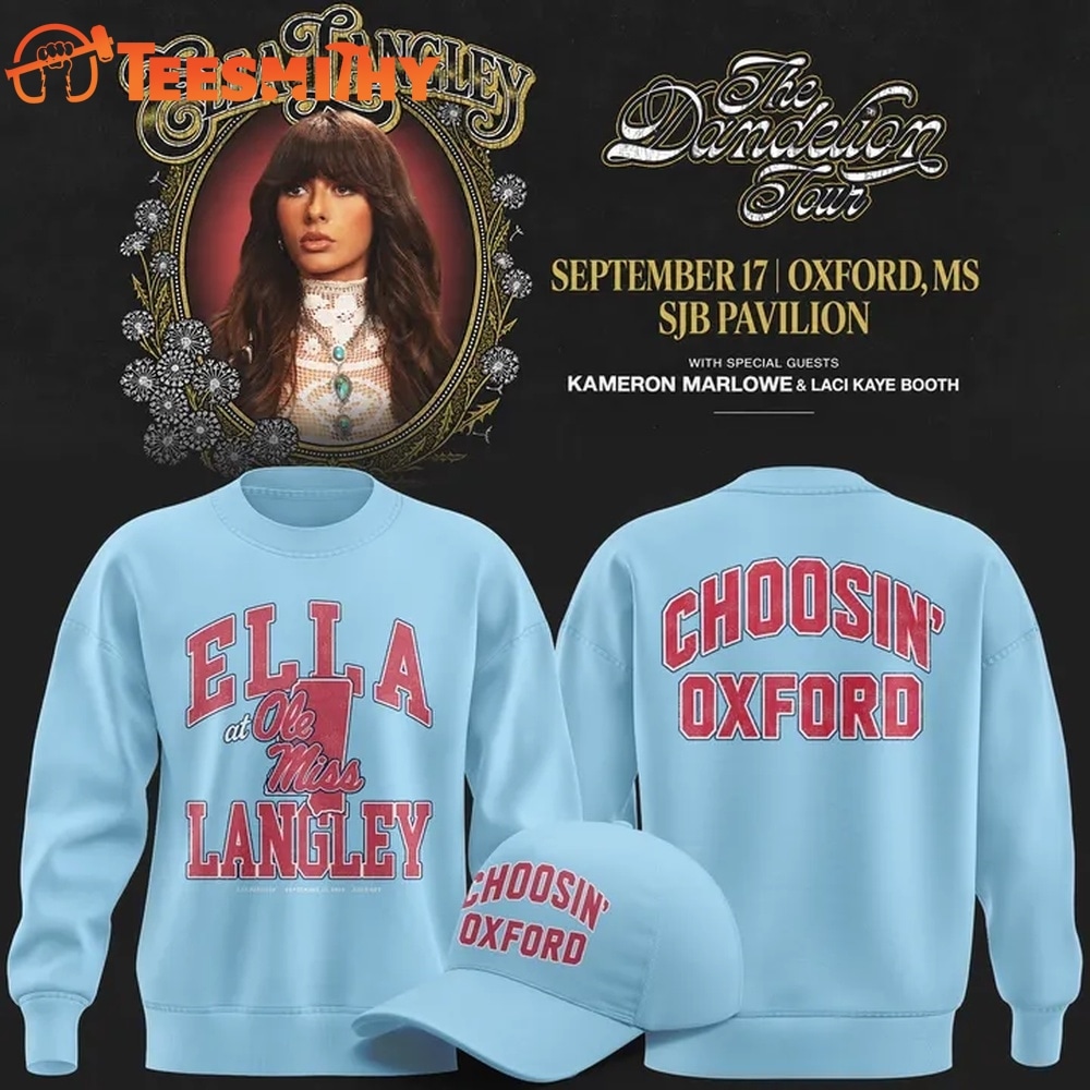 Ole Miss Rebels x Ella Langley The Dandelion Tour 2026 Sweatshirt