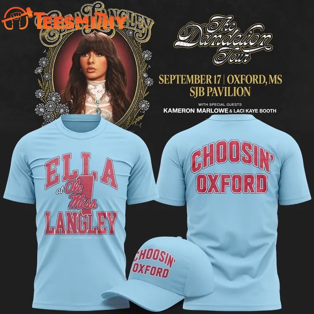 Ole Miss Rebels x Ella Langley The Dandelion Tour 2026 T Shirt