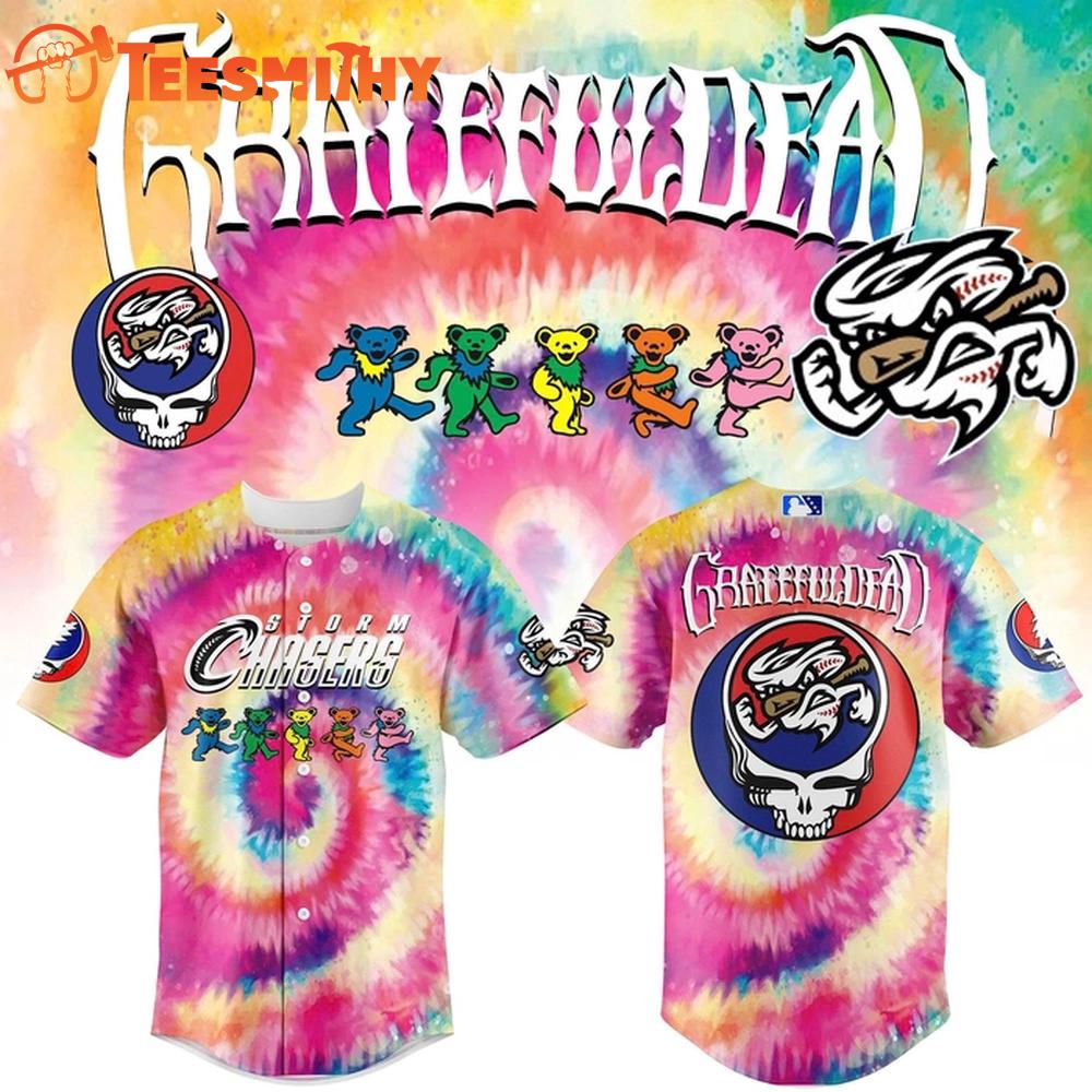 Omaha Storm Chasers x Grateful Dead Limited Edition Baseball Jersey