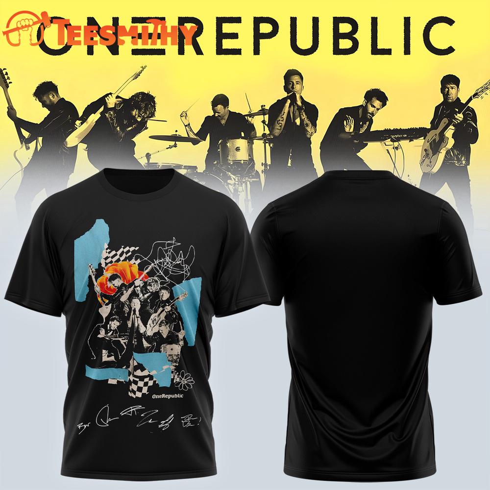 OneRepublic Official Tour 2026 Graphic Design T Shirt