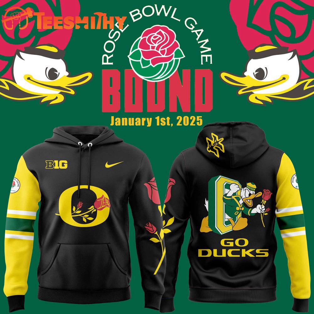 Oregon Ducks Rose Bowl Game 2025 Limited Hoodie