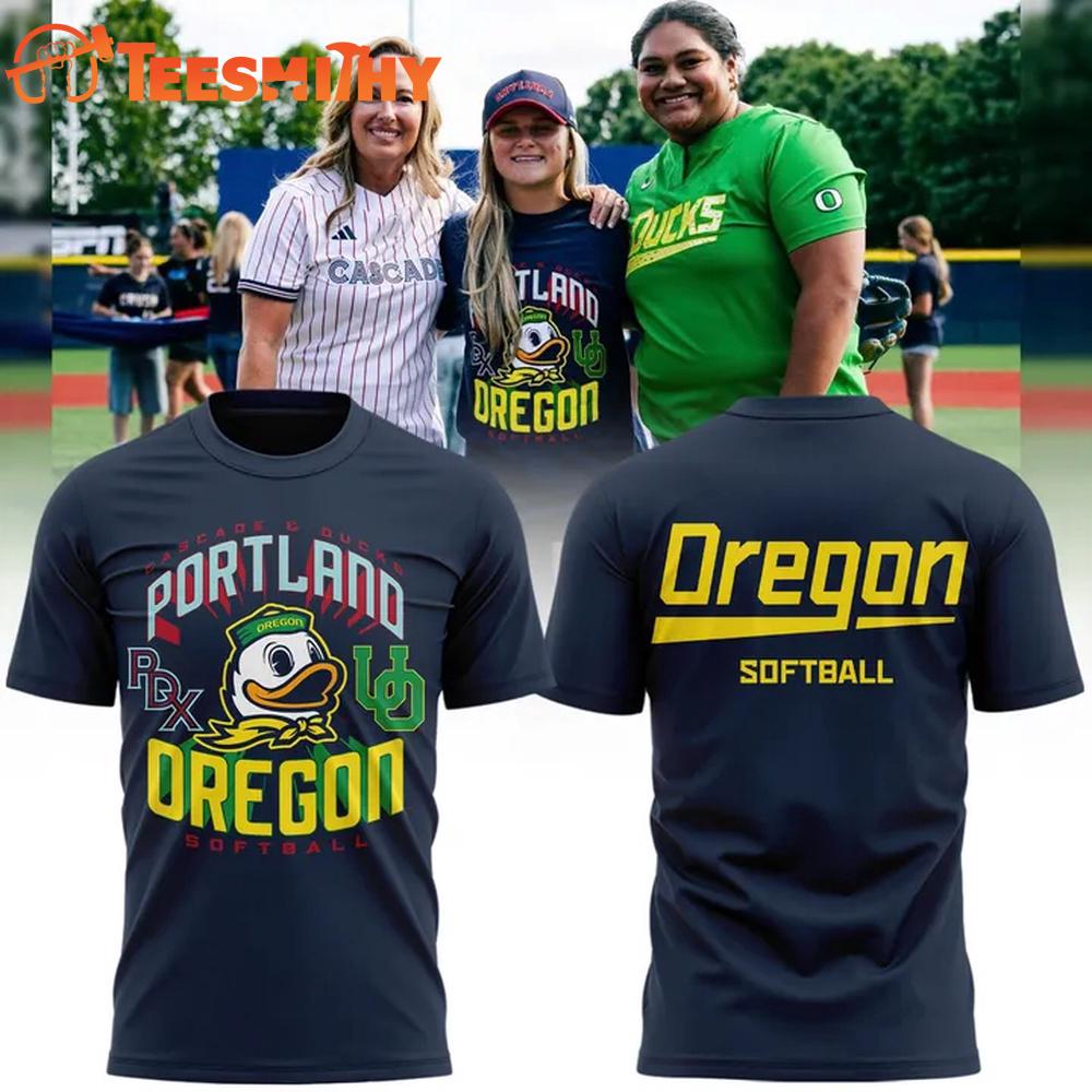 Oregon Ducks Softball Portland Cascade 2026 T Shirt