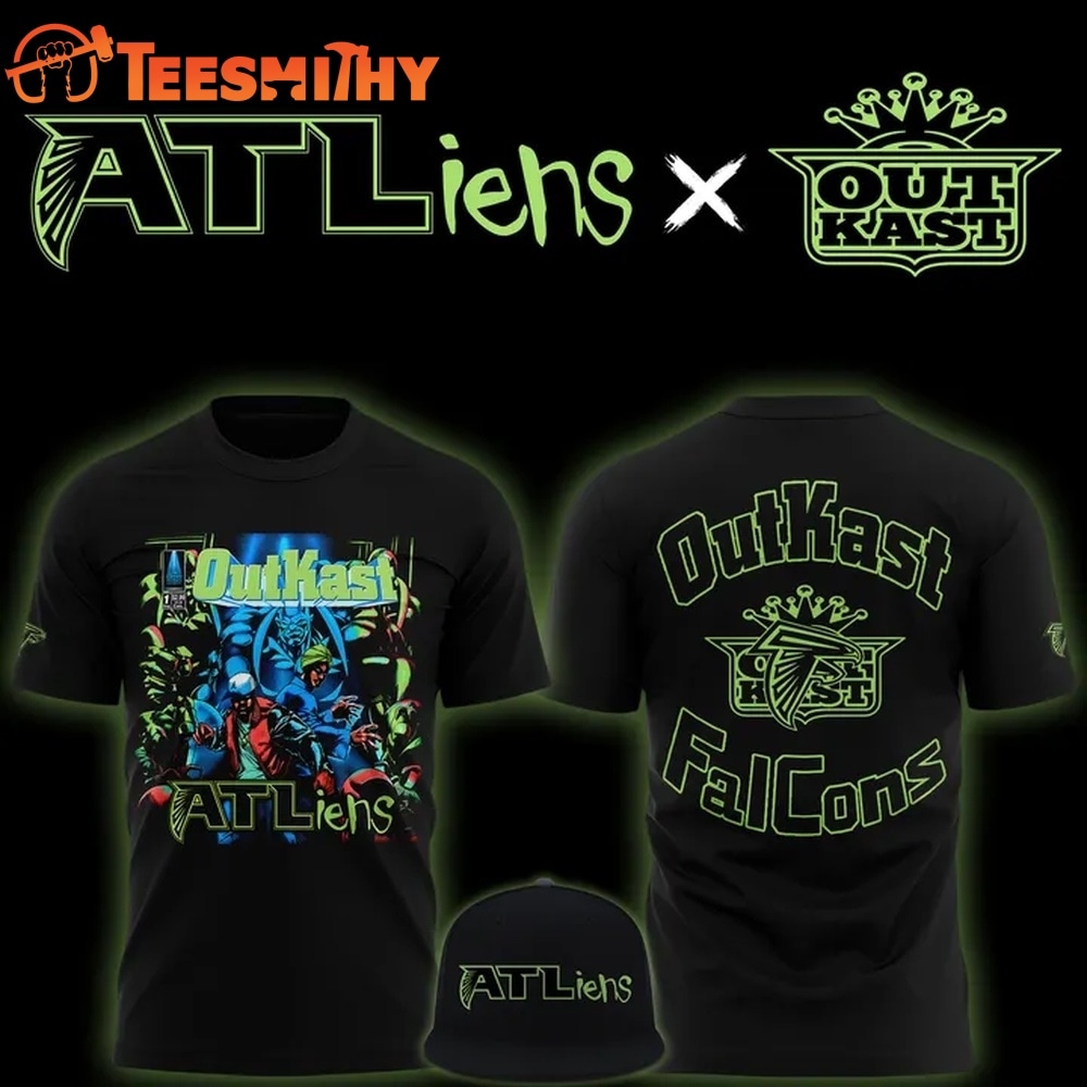 Outkast x Atlanta Falcons 30th Anniversary ATLiens 2026 T Shirt