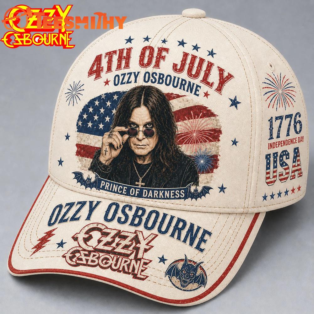 Ozzy Osbourne 4th of July American Legend Baseball Cap