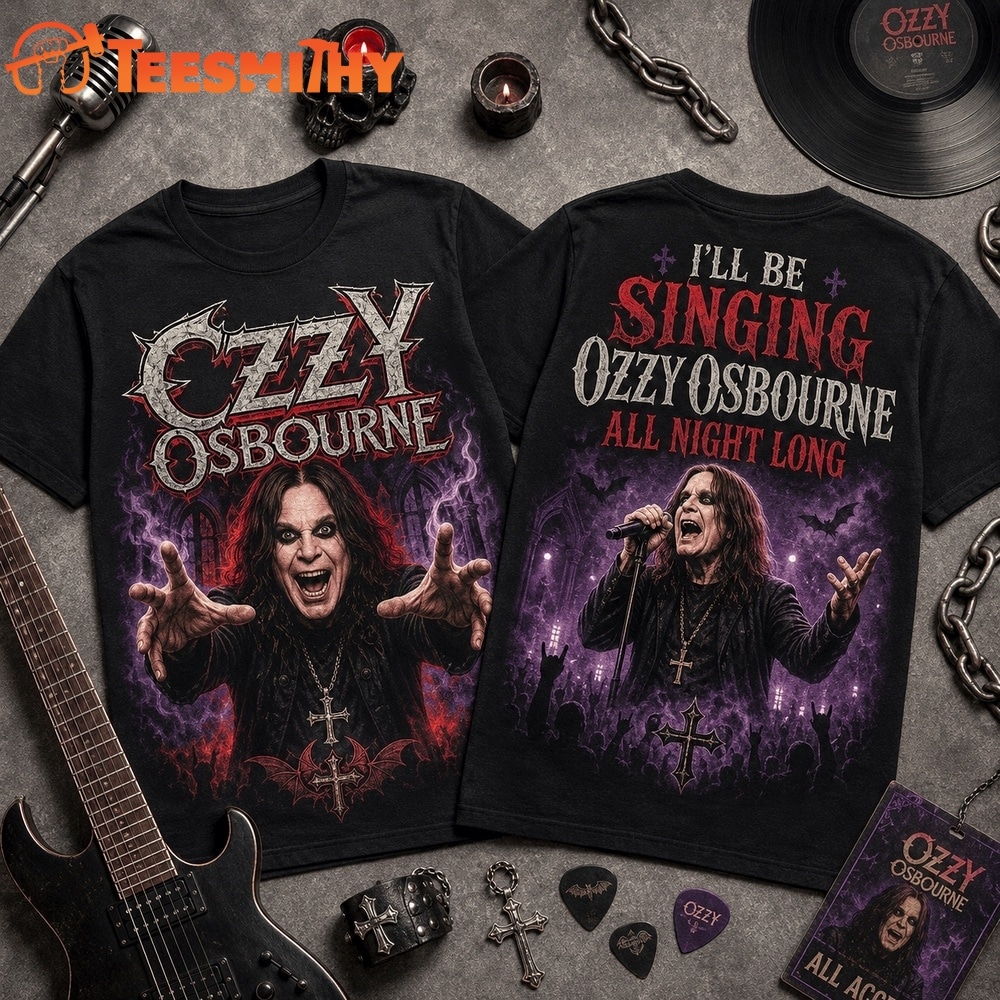 Ozzy Osbourne All Night Long 3D Graphic Shirt