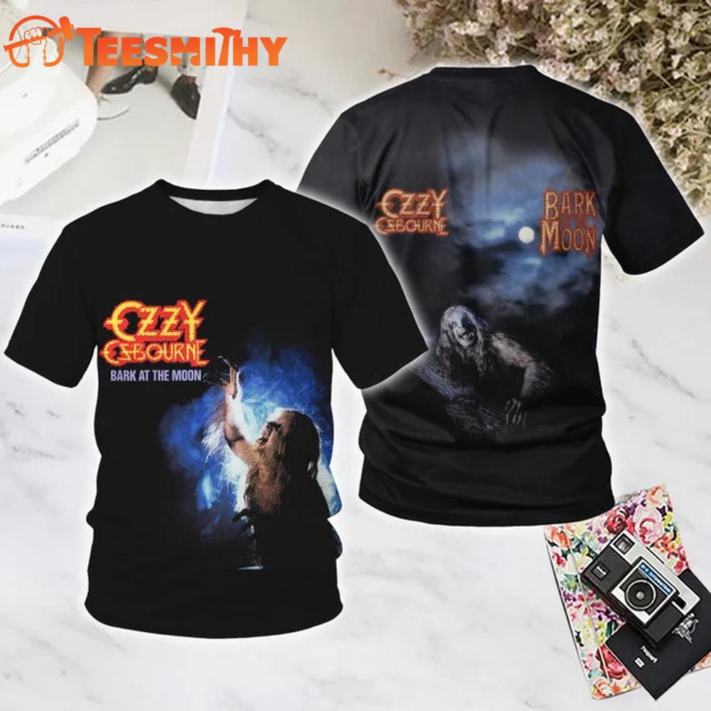 Ozzy Osbourne Bark at the Moon All Over Print T Shirt