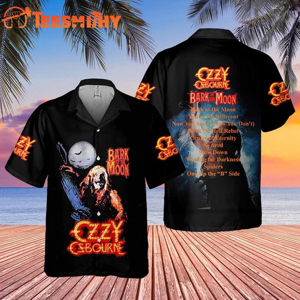 Ozzy Osbourne Bark at the Moon Limited Edition Hawaiian Shirt