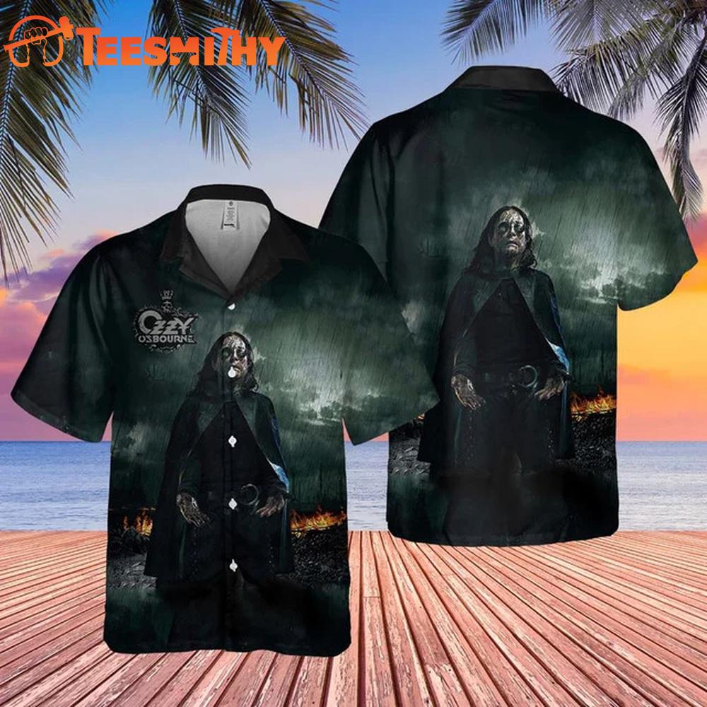 Ozzy Osbourne Black Rain Hawaiian Shirt