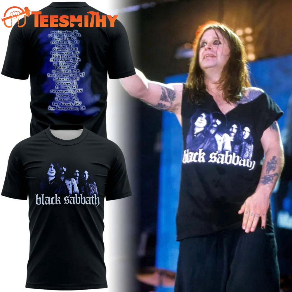 Ozzy Osbourne Black Sabbath 1997 Concert T Shirt