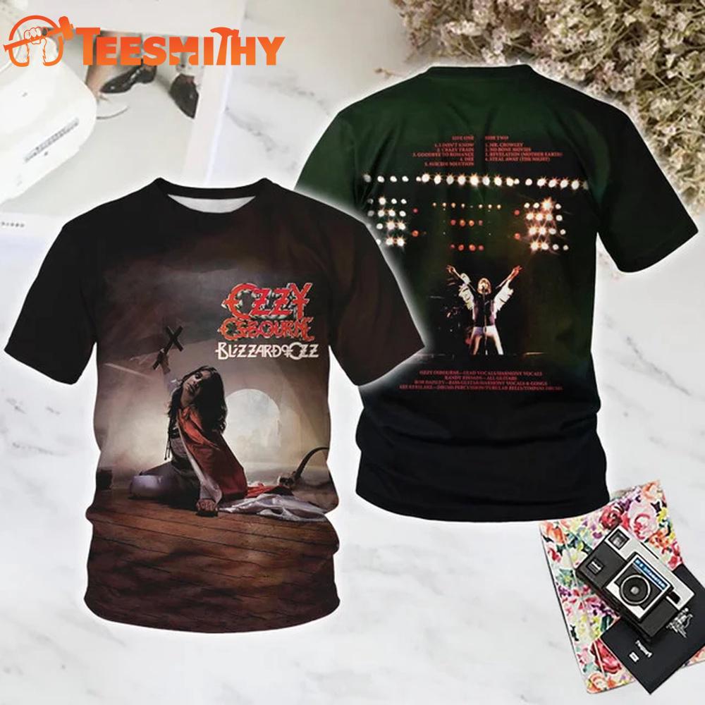 Ozzy Osbourne Blizzard of Ozz All Over Print T Shirt
