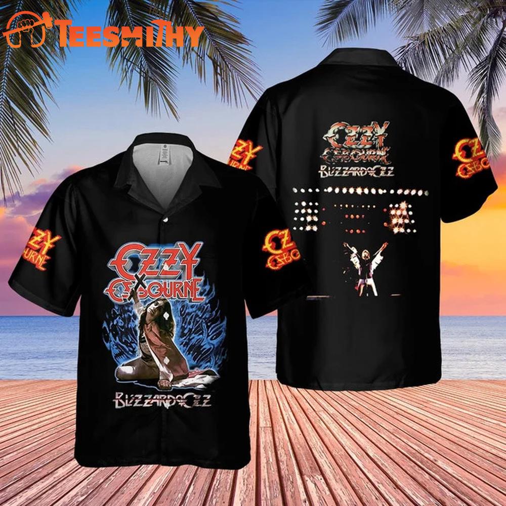 Ozzy Osbourne Blizzard of Ozz Limited Edition Hawaiian Shirt