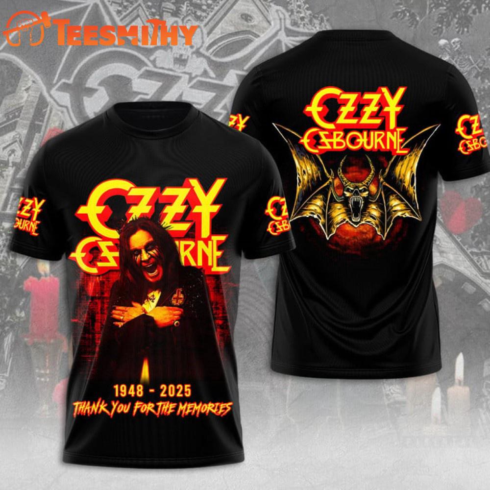 Ozzy Osbourne Limitted Edition 2025 T Shirt