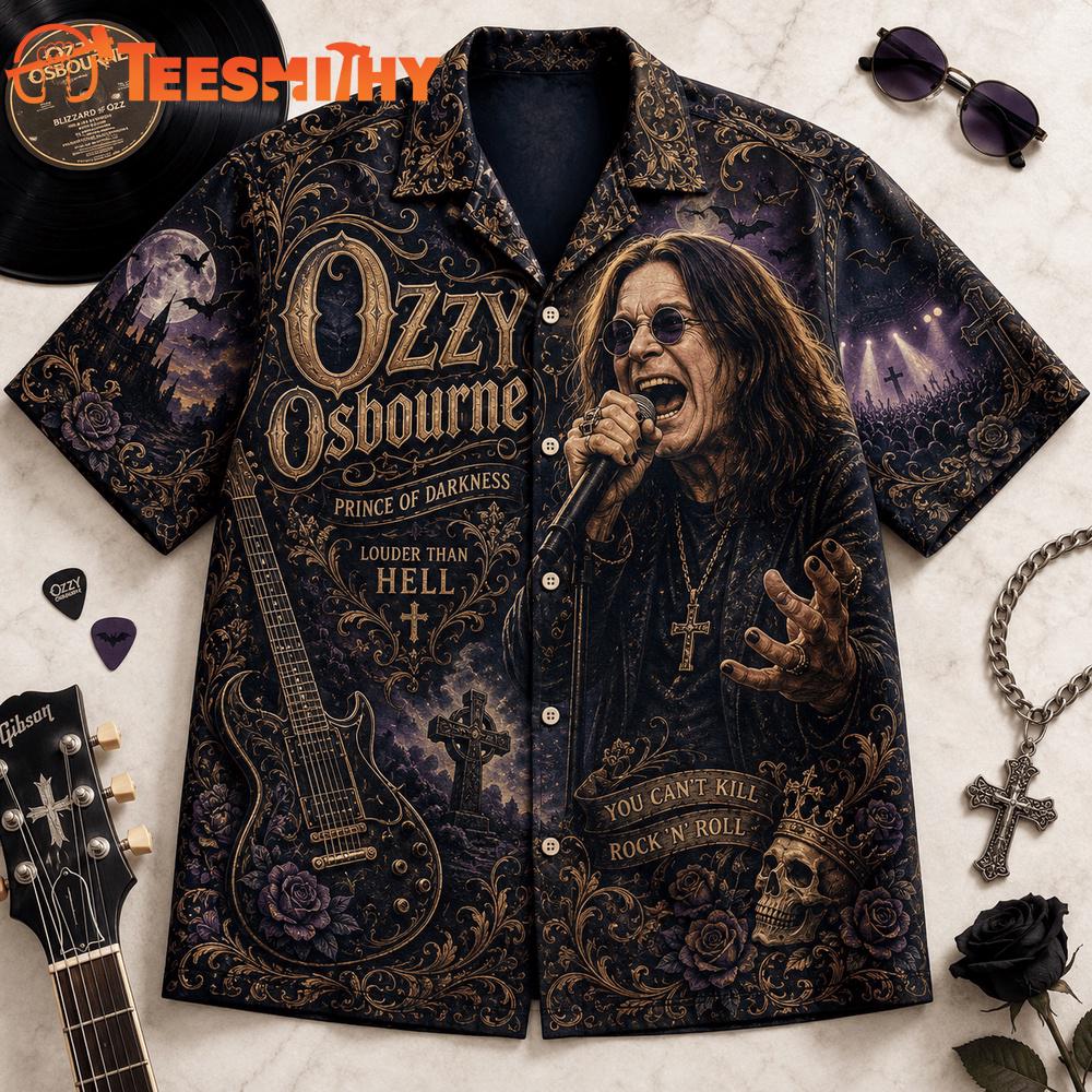 Ozzy Osbourne Music Graphic 2026 Summer Hawaiian Shirt