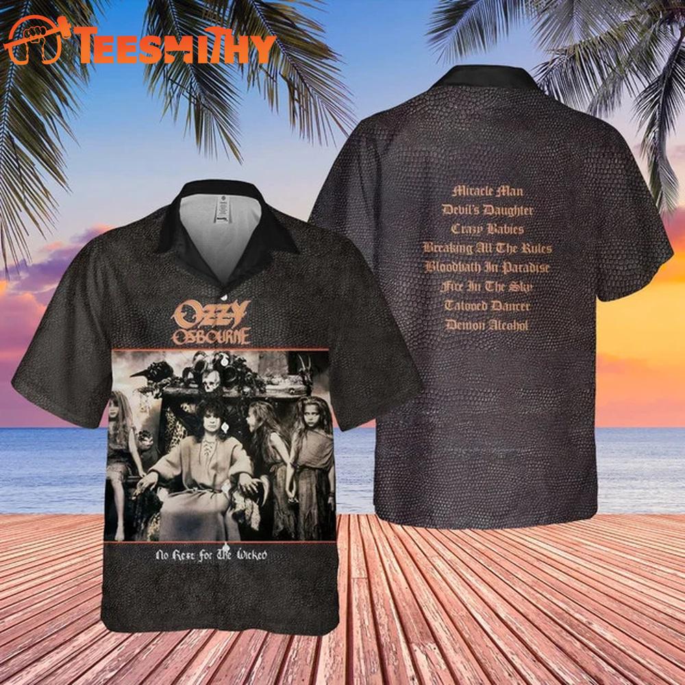 Ozzy Osbourne No Rest for the Wicked Hawaiian Shirt