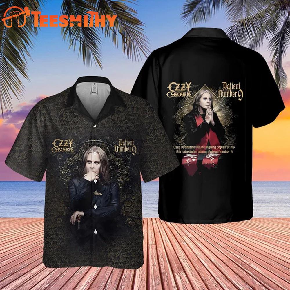 Ozzy Osbourne Patient Number 9 Hawaiian Shirt