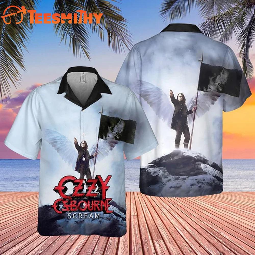 Ozzy Osbourne Scream Hawaiian Shirt