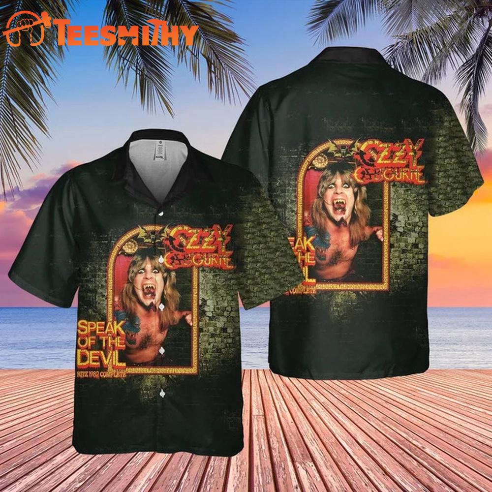 Ozzy Osbourne Speak of the Devil Hawaiian Shirt