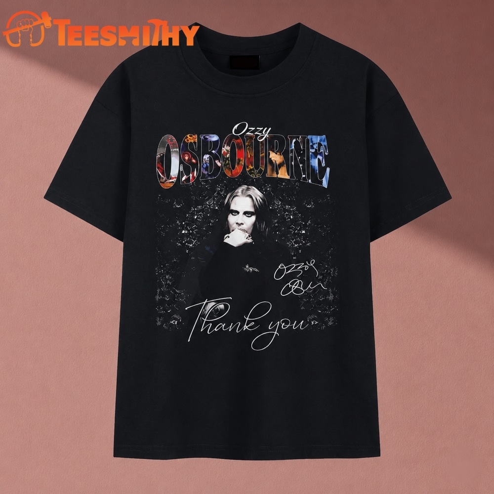 Ozzy Osbourne Thank You Classic Heavy Metal Rock Legend T Shirt