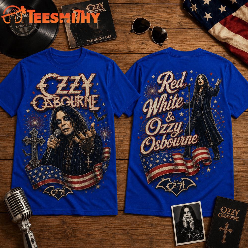 Ozzy Osbourne Vintage Celebration Limited Edition 3D Shirt