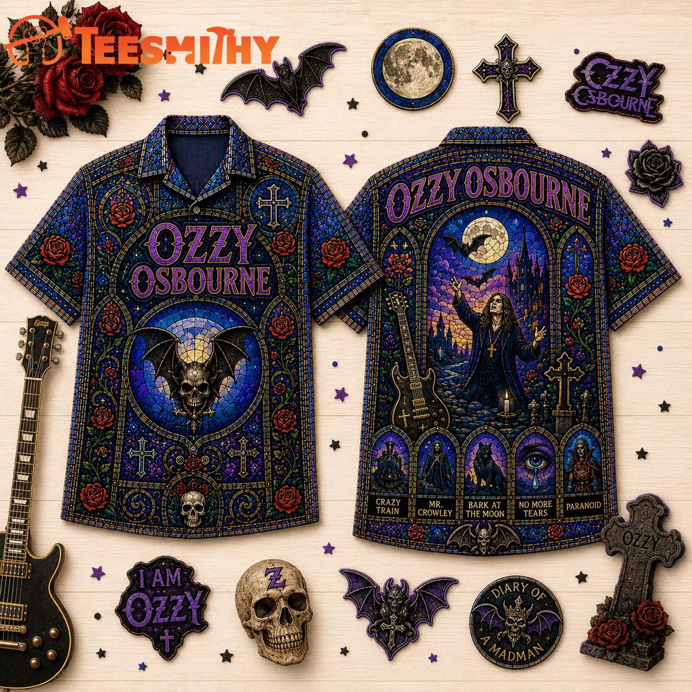 Ozzy Osbourne Vintage Music Summer Hawaiian Shirt