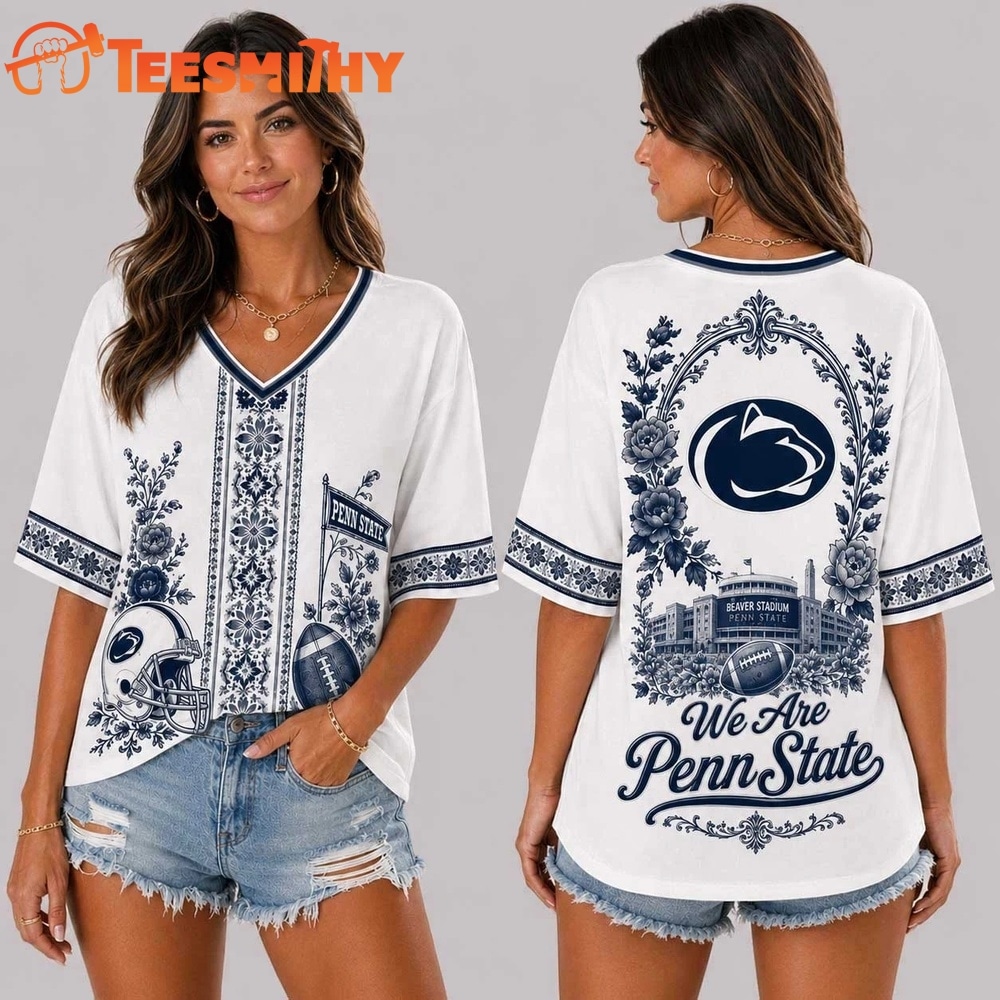Penn State Nittany Lions NCAA Collegiate Pride Collection V Neck T Shirt