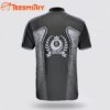 Personalized Billiard Pattern Grey Black Billiard Jerseys Shirt