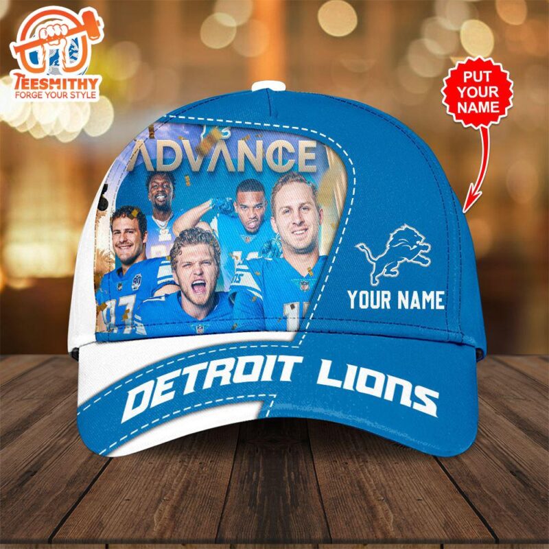 Detroit Lions Vintage Logo Retro Classic Patchwork Hoodie