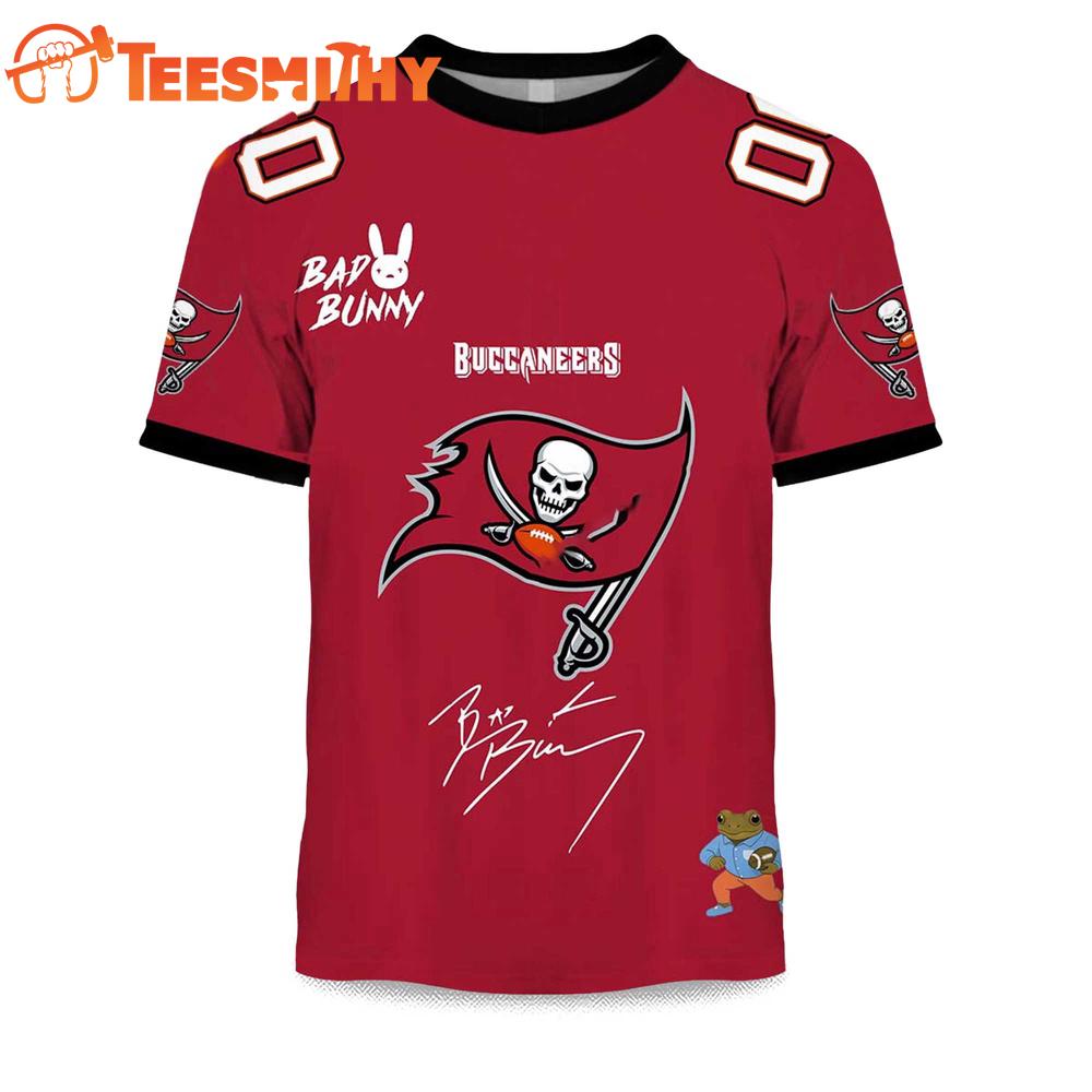 Personalized Tampa Bay Buccaneers NFL Bad Bunny 2026 Super Bowl LX Limited Edition 3D Shirt