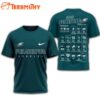 Philadelphia Eagles 2025 Football Schedule Unisex 3D Shirt