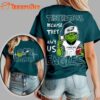 Philadelphia Eagles 2025 NFL Christmas Grinch They Hate Us All Over Print Shirt