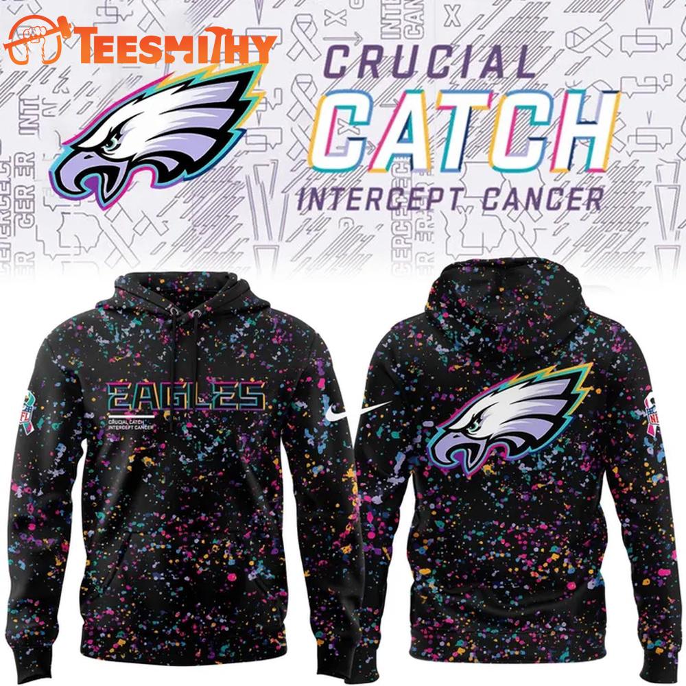 Philadelphia Eagles 2025 NFL Crucial Catch Limited Hoodie Shirt Philadelphia Eagles 2025 NFL Crucial Catch Limited Hoodie Shirt