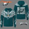 Philadelphia Eagles 2025 NFL Fire Wings All Over Print Hoodie Shirt