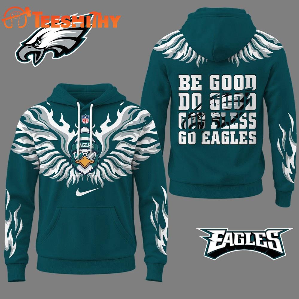 Philadelphia Eagles 2025 NFL Fire Wings All Over Print Hoodie Shirt Philadelphia Eagles 2025 NFL Fire Wings All Over Print Hoodie Shirt