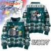 Philadelphia Eagles 2025 NFL Peanuts Snoopy Funny Christmas Ugly Sweater