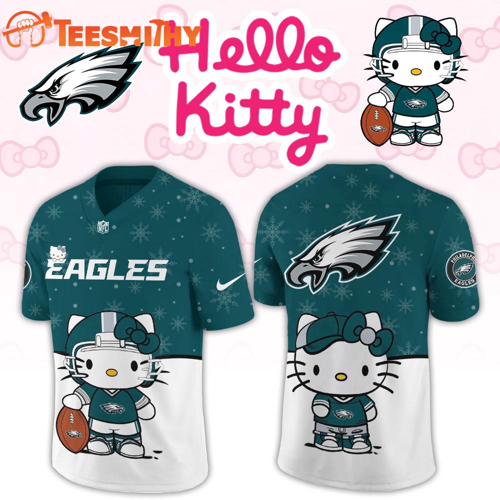 Philadelphia Eagles 2026 NFL Hello Kitty Limited New Football Jersey