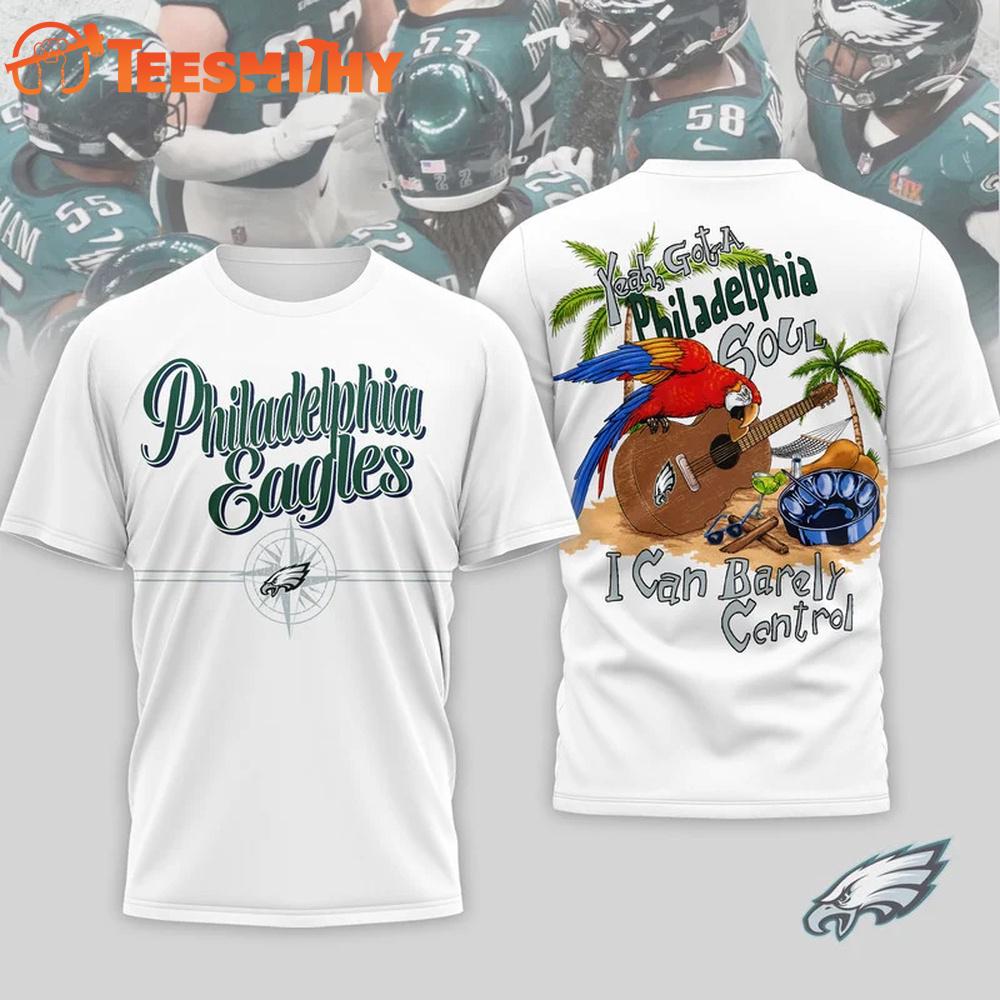 Philadelphia Eagles 2026 NFL Jimmy Buffett Summer 3D Shirt