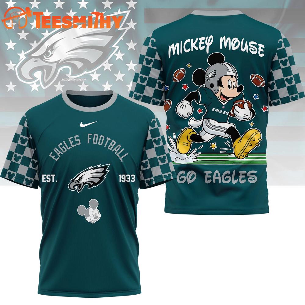 Philadelphia Eagles 2026 NFL Mickey Football Special New 3D T Shirt
