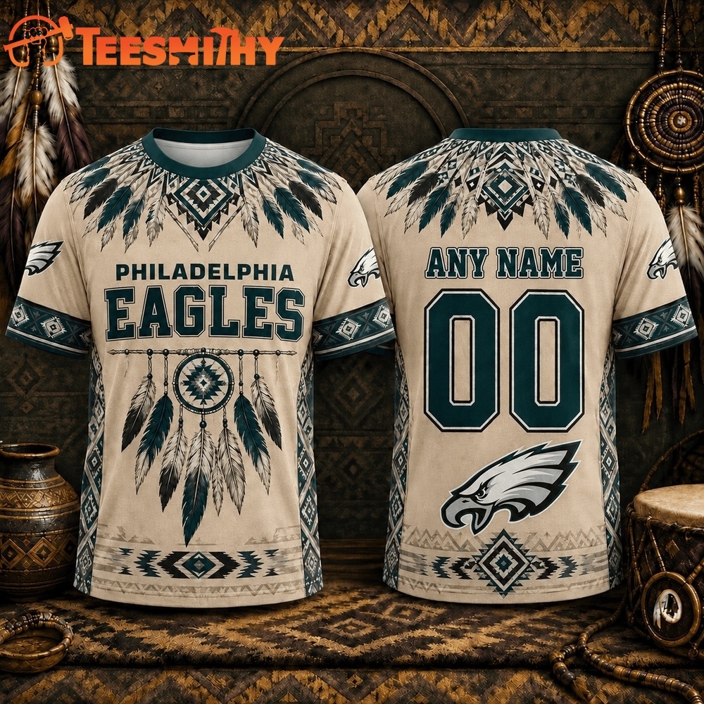 Philadelphia Eagles 2026 NFL Native American Heritage 3D Shirt