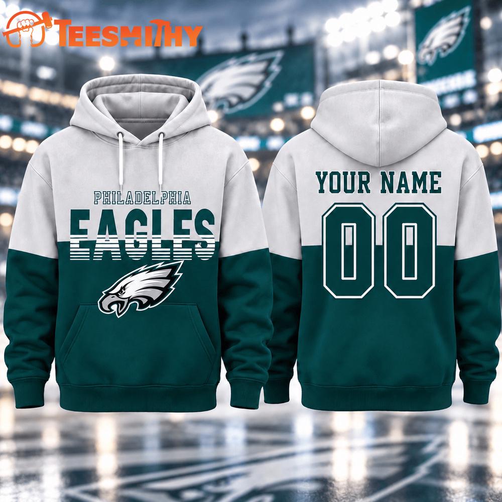 Philadelphia Eagles 2026 NFL Varsity Stripe Hoodie