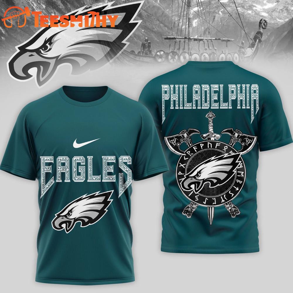 Philadelphia Eagles 2026 NFL Viking Special New 3D Shirt
