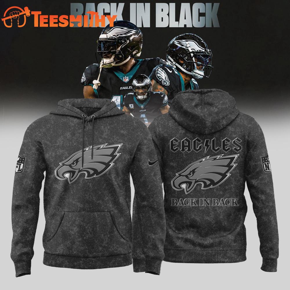 Philadelphia Eagles Back In Black Limited Edition Hoodie Shirt Philadelphia Eagles Back In Black Limited Edition Hoodie Shirt
